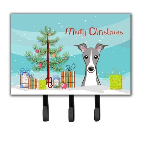 Jensendistributionservices Christmas Tree & Italian Greyhound Leash or Key Holder MI1715826